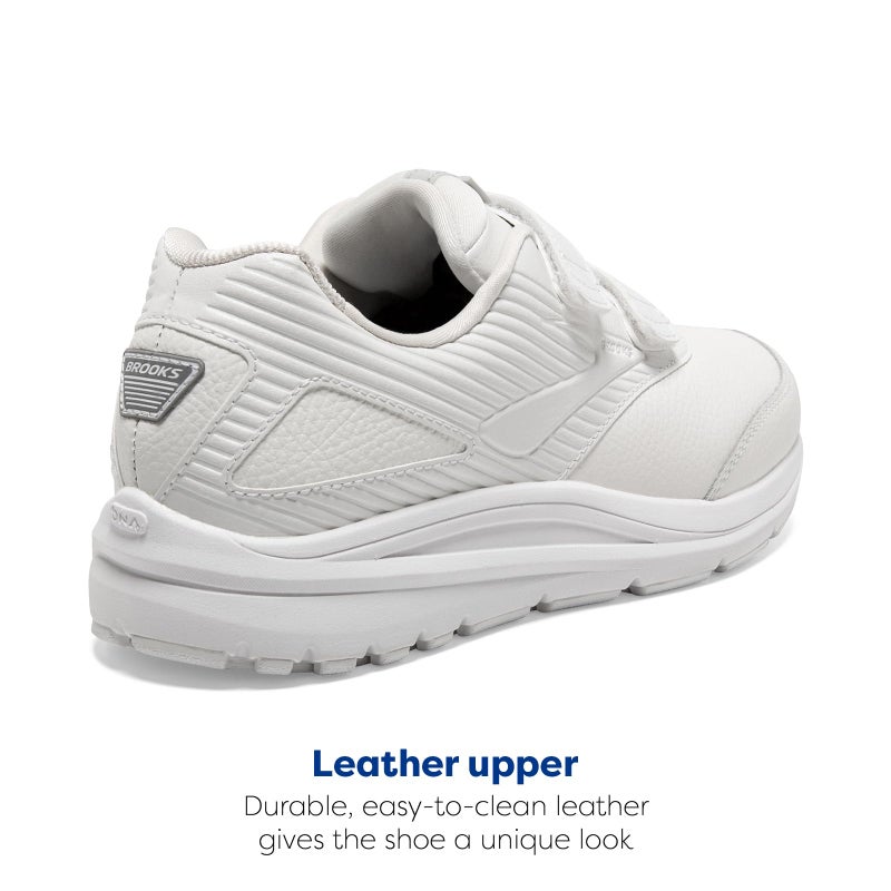 Brooks Women's Addiction Walker V-Strap 2 Walking Shoe - White/White - 9 Medium - Image 3